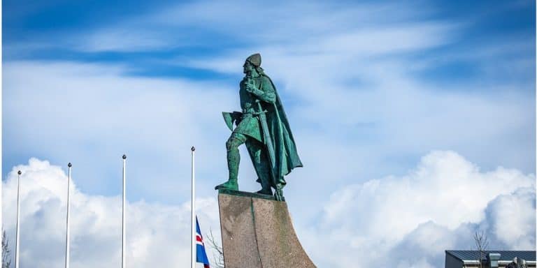 Leif Eriksson statue in Reykjavik